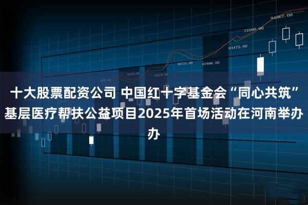 十大股票配资公司 中国红十字基金会“同心共筑”基层医疗帮扶公益项目2025年首场活动在河南举办