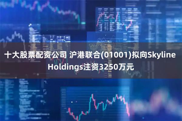 十大股票配资公司 沪港联合(01001)拟向Skyline Holdings注资3250万元